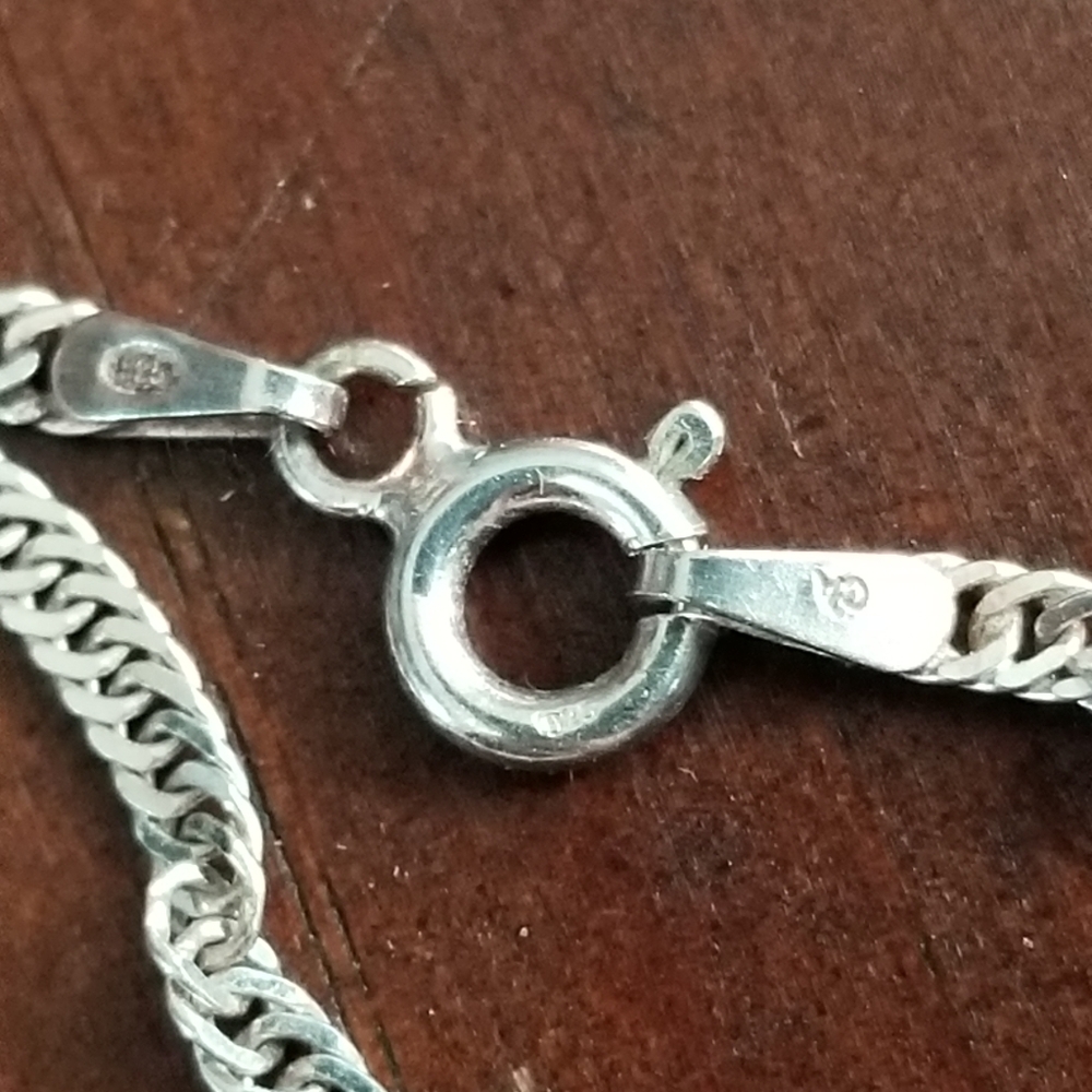 Relisted -Vintage Coppini cross necklace 800 silver bros Christian renaissance - Picture 16 of 17